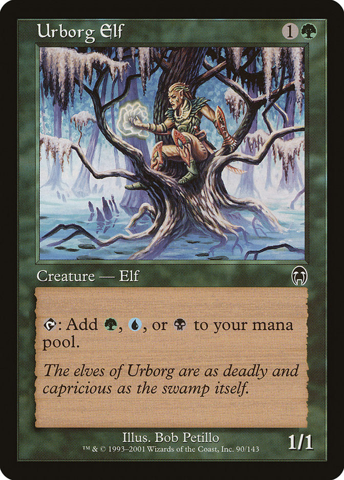 Urborg Elf – Common Magic: The Gathering card from Apocalypse (#90)