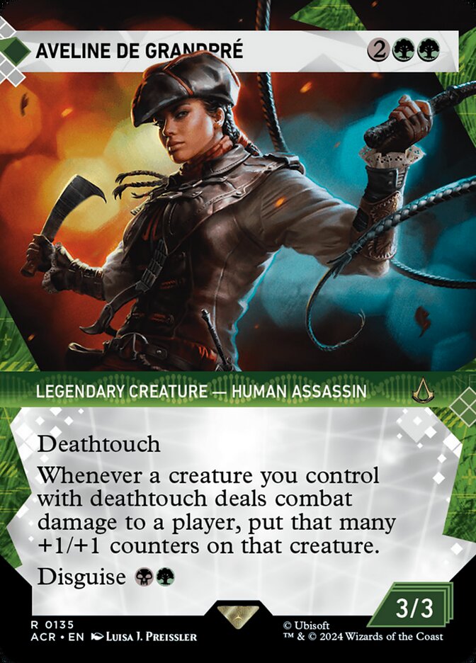 Aveline de Grandpré – Rare Magic: The Gathering card from Assassin's Creed (#135)