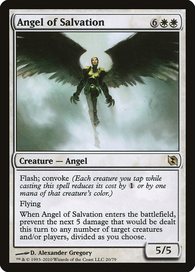Angel of Salvation – Rare Magic: The Gathering card from Duel Decks: Elspeth vs. Tezzeret (#20)