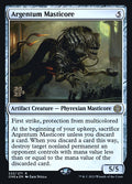 Argentum Masticore – Rare Magic: The Gathering card from Phyrexia: All Will Be One Promos (#222s)