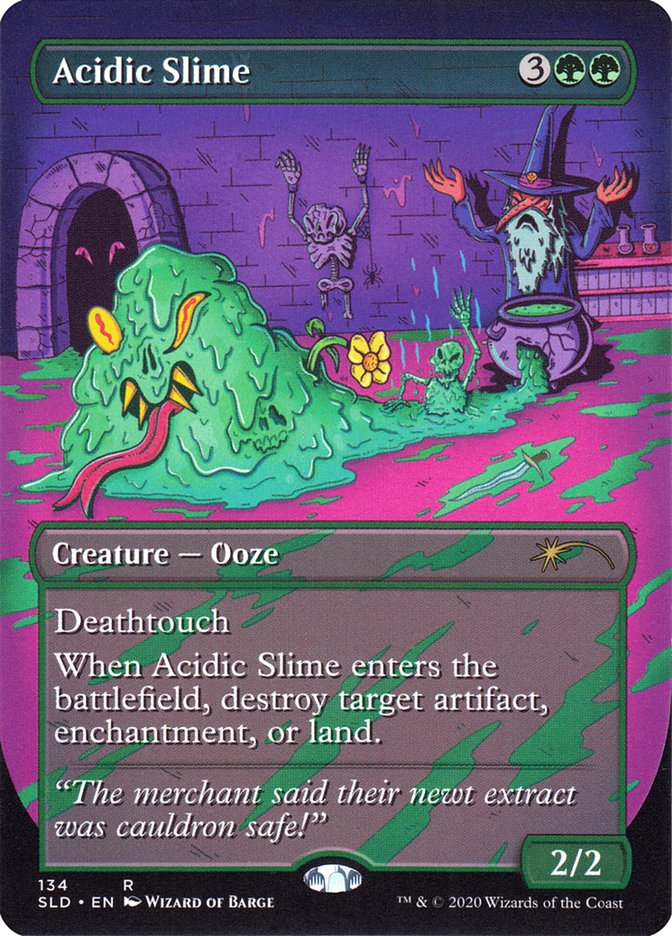 Acidic Slime – Rare Magic: The Gathering card from Secret Lair Drop (#134)