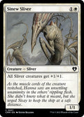 Sinew Sliver – Common Magic: The Gathering card from Commander Masters (#837)