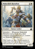 Makeshift Battalion – Common Magic: The Gathering card from Ravnica Remastered (#22)