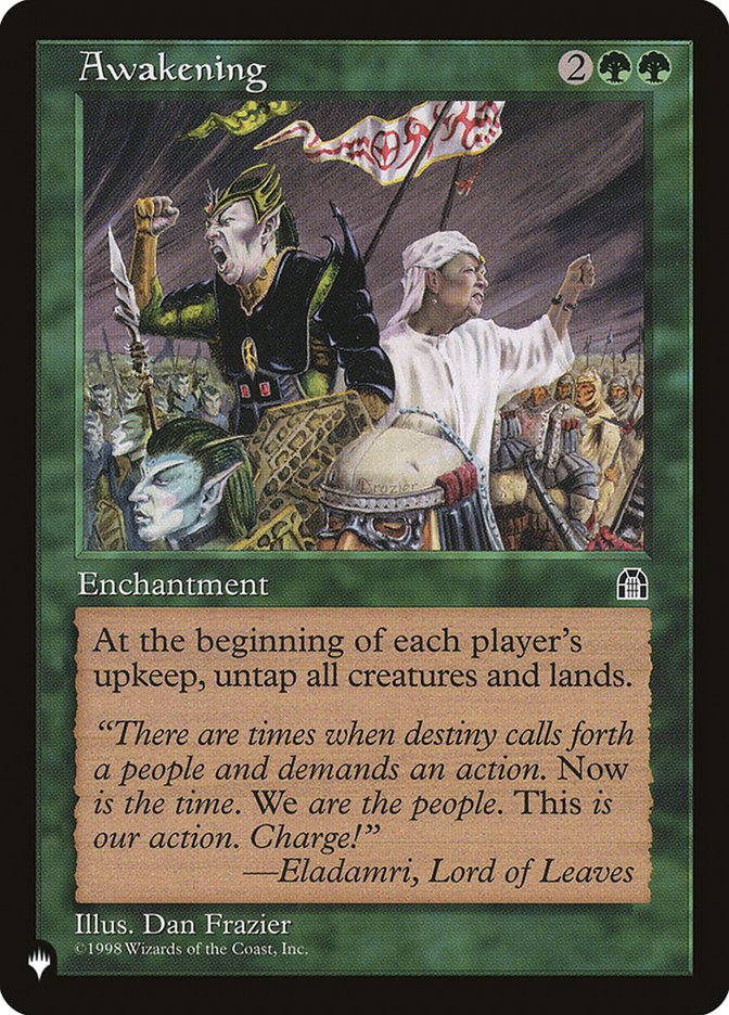 Awakening – Rare Magic: The Gathering card from The List (#STH-101)