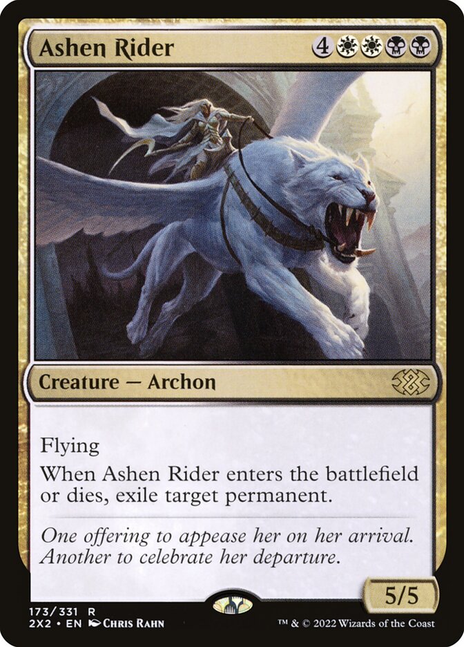 Ashen Rider – Rare Magic: The Gathering card from Double Masters 2022 (#173)