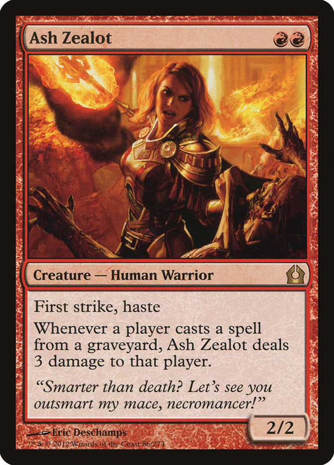 Ash Zealot – Rare Magic: The Gathering card from Return to Ravnica (#86)