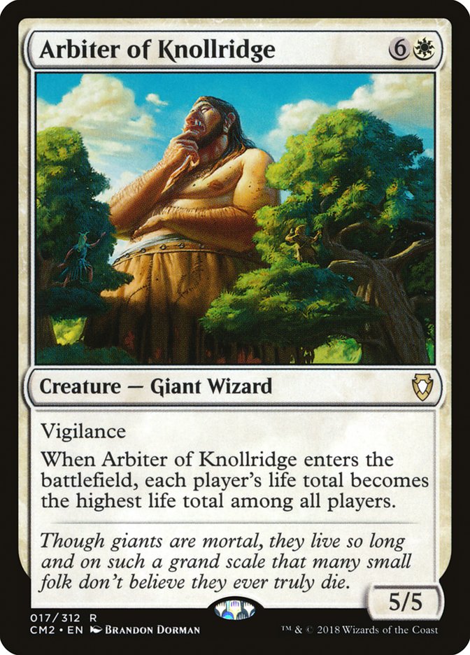 Arbiter of Knollridge – Rare Magic: The Gathering card from Commander Anthology Volume II (#17)
