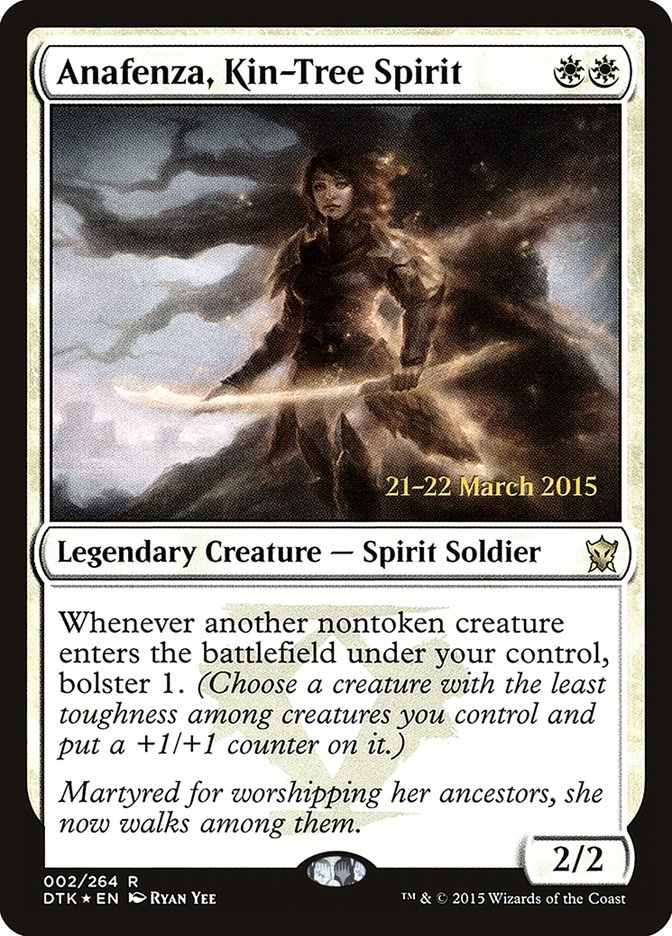 Anafenza, Kin-Tree Spirit – Rare Magic: The Gathering card from Dragons of Tarkir Promos (#2s)