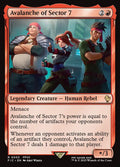 Avalanche of Sector 7 – Rare Magic: The Gathering card from Final Fantasy Commander (#53)