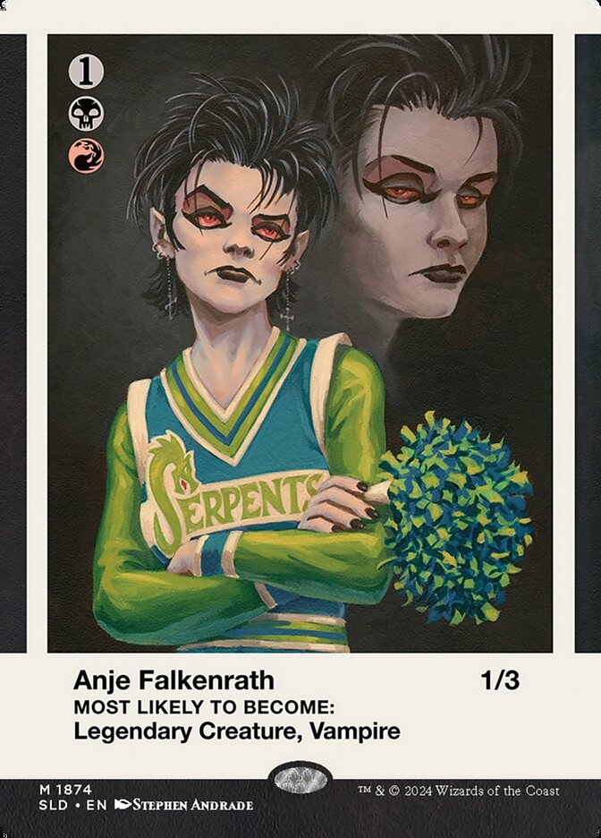 Anje Falkenrath // Anje Falkenrath – Mythic Magic: The Gathering card from Secret Lair Drop (#1874)