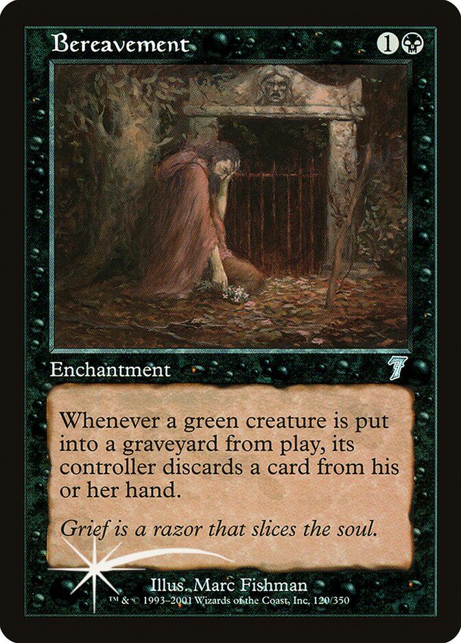 Bereavement – Uncommon Magic: The Gathering card from Seventh Edition (#120★)