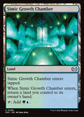 Simic Growth Chamber – Uncommon Magic: The Gathering card from Duskmourn: House of Horror Commander (#298)