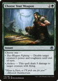 Choose Your Weapon – Uncommon Magic: The Gathering card from Adventures in the Forgotten Realms (#175)