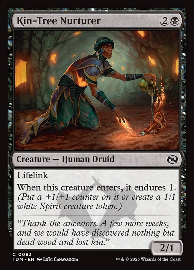 Kin-Tree Nurturer – Common Magic: The Gathering card from Tarkir: Dragonstorm (#83)