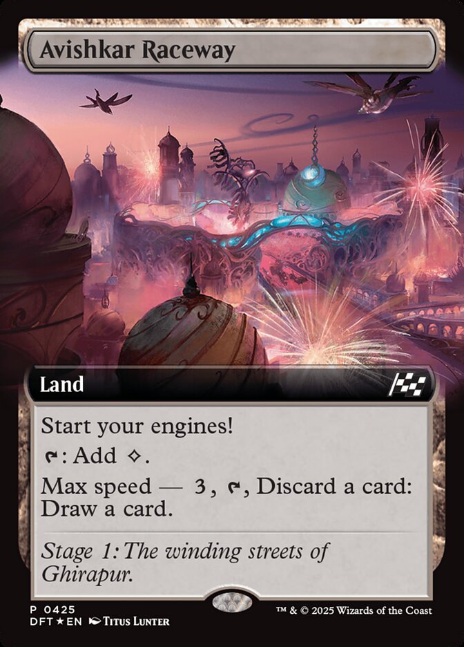 Avishkar Raceway – Common Magic: The Gathering card from Aetherdrift (#425)