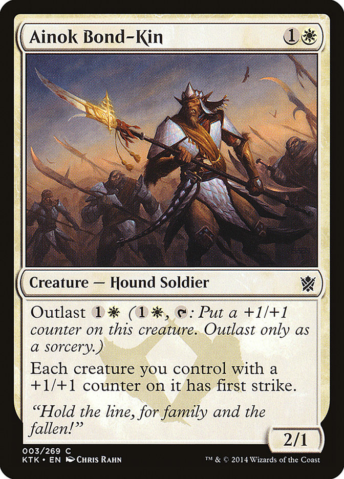 Ainok Bond-Kin – Common Magic: The Gathering card from Khans of Tarkir (#3)