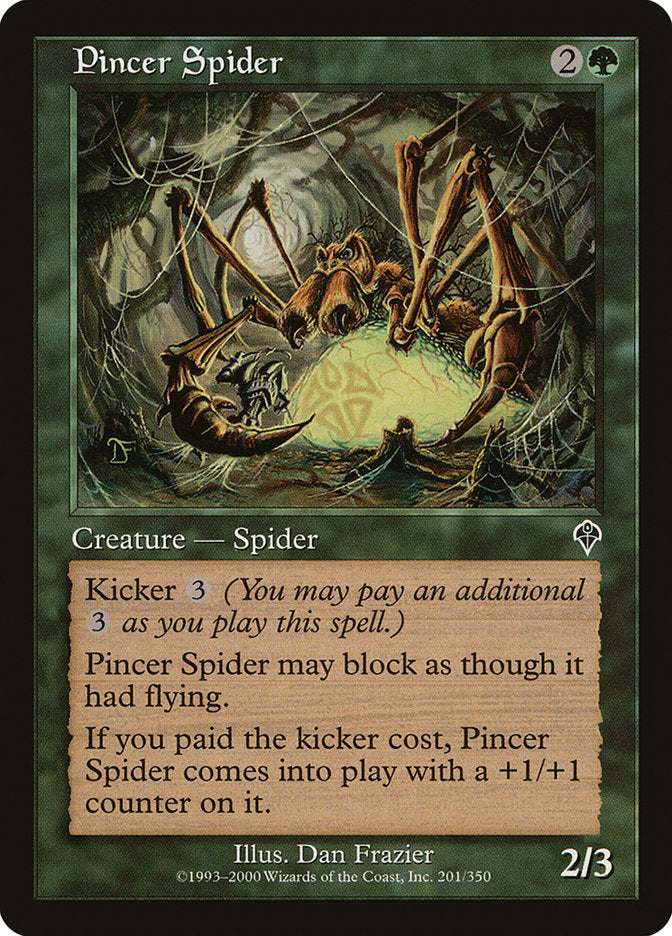 Pincer Spider – Common Magic: The Gathering card from Invasion (#201)