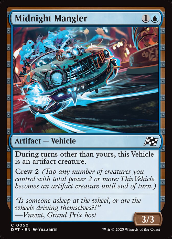 Midnight Mangler – Common Magic: The Gathering card from Aetherdrift (#50)