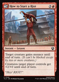 How to Start a Riot – Common Magic: The Gathering card from Avatar: The Last Airbender (#140)