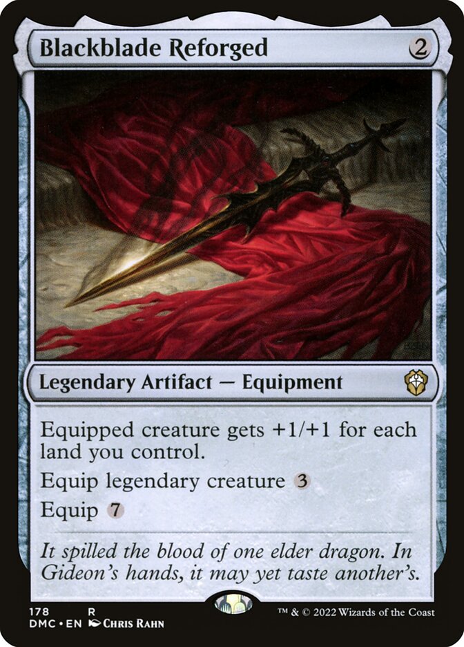 Blackblade Reforged – Rare Magic: The Gathering card from Dominaria United Commander (#178)