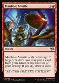 Manhole Missile – Common Magic: The Gathering card from Teenage Mutant Ninja Turtles (#94)