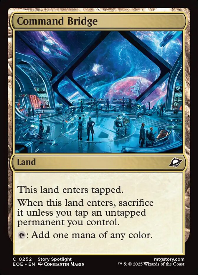 Command Bridge – Common Magic: The Gathering card from Edge of Eternities (#252)