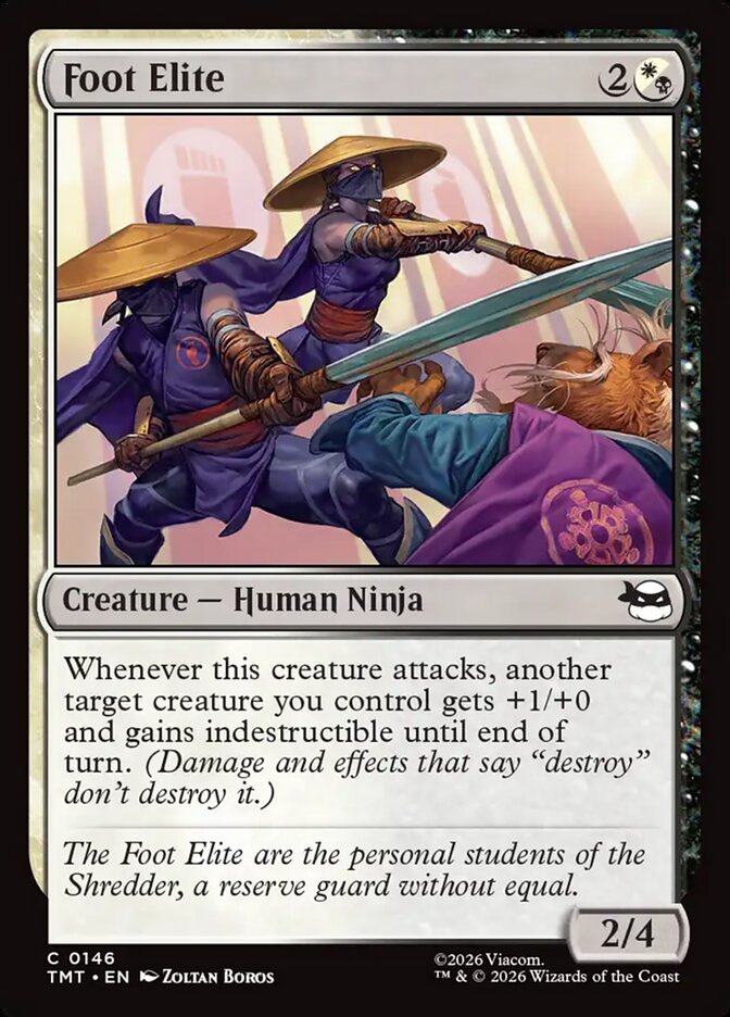 Foot Elite – Common Magic: The Gathering card from Teenage Mutant Ninja Turtles (#146)