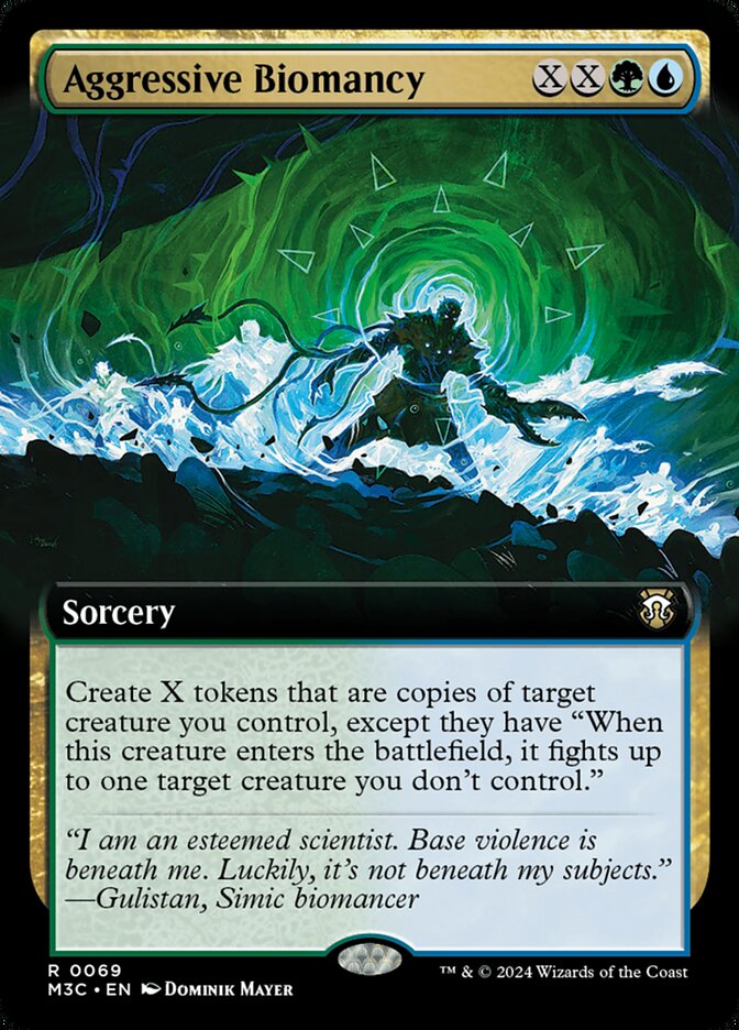 Aggressive Biomancy – Rare Magic: The Gathering card from Modern Horizons 3 Commander (#69)