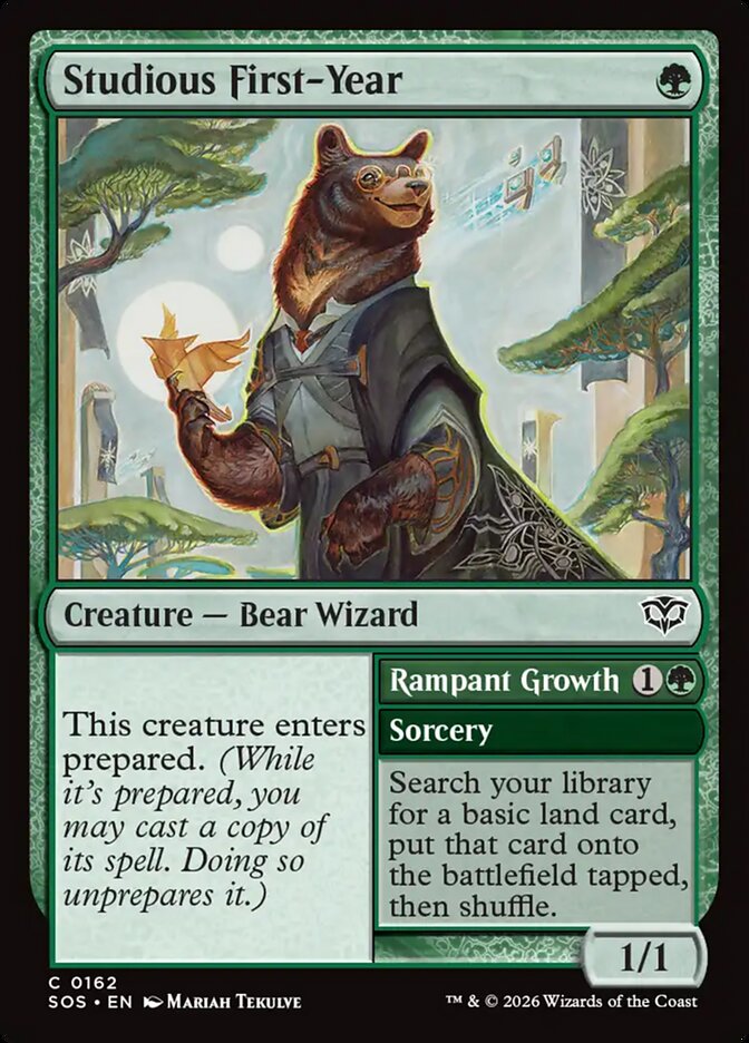 Studious First-Year // Rampant Growth (SOS 162)