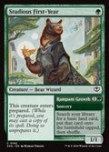 Studious First-Year // Rampant Growth – Common Magic: The Gathering card from Secrets of Strixhaven (#162)