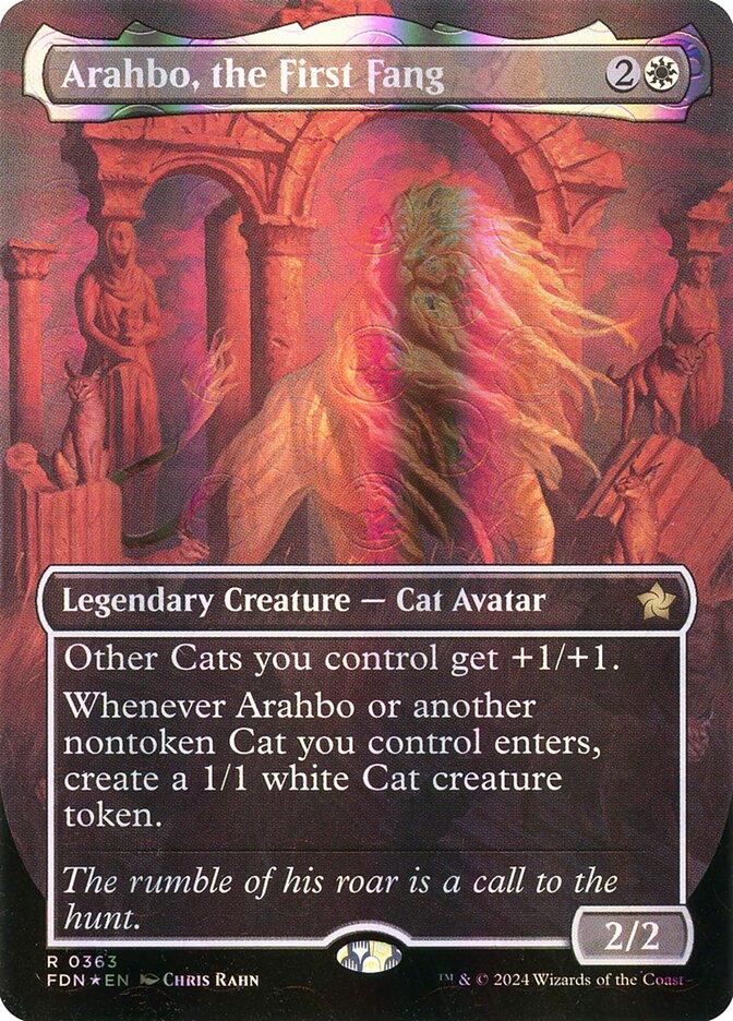 Arahbo, the First Fang – Rare Magic: The Gathering card from Foundations (#363)