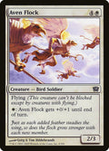 Aven Flock – Common Magic: The Gathering card from Ninth Edition (#4★)