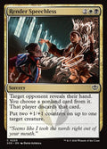 Render Speechless – Common Magic: The Gathering card from Secrets of Strixhaven (#220)