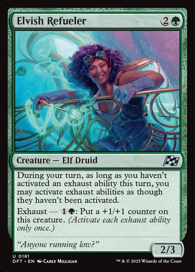 Elvish Refueler – Uncommon Magic: The Gathering card from Aetherdrift (#161)