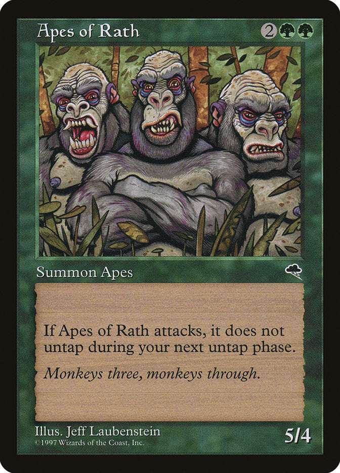 Apes of Rath – Uncommon Magic: The Gathering card from Tempest (#214)