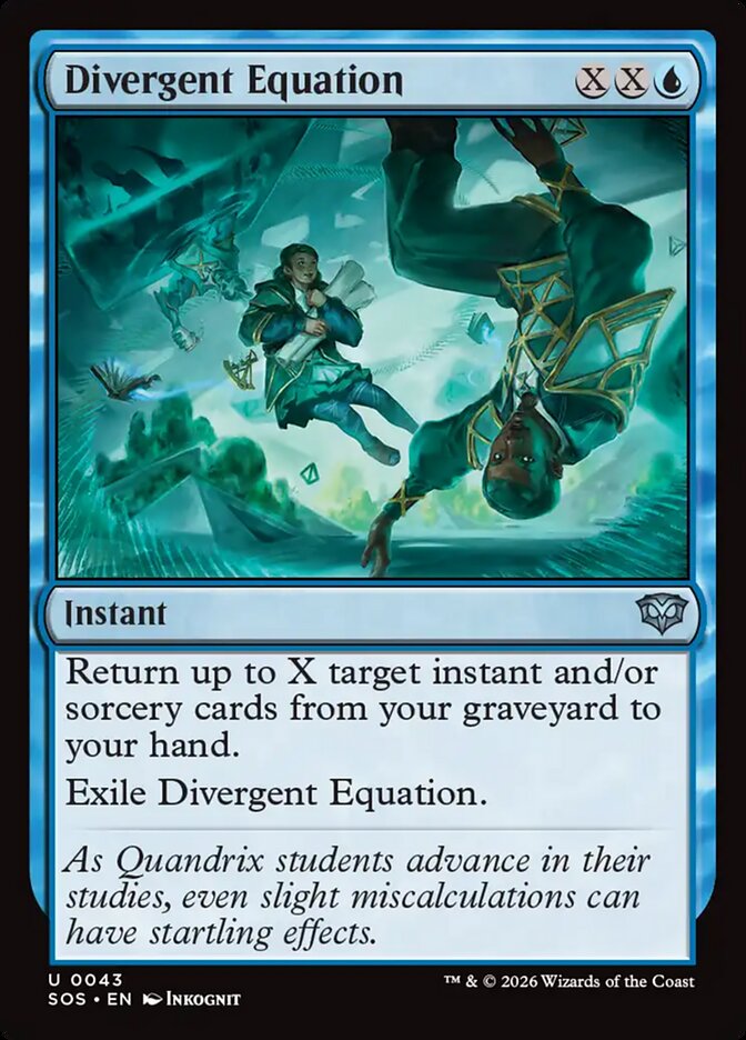 Divergent Equation – Uncommon Magic: The Gathering card from Secrets of Strixhaven (#43)