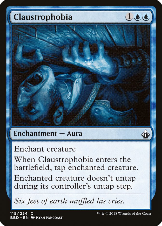 Claustrophobia – Common Magic: The Gathering card from Battlebond (#115)