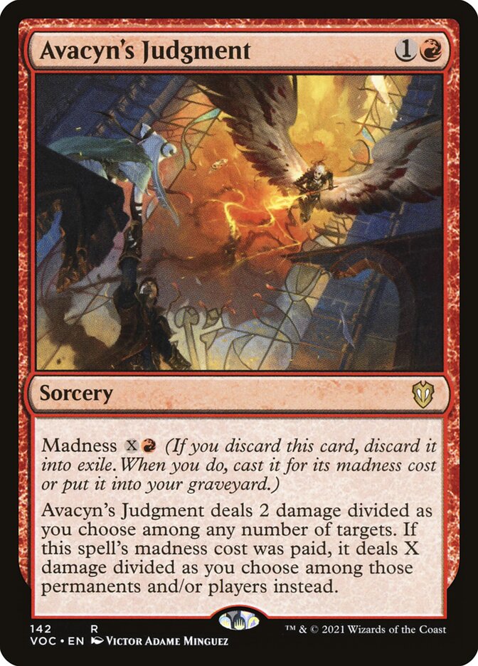 Avacyn's Judgment – Rare Magic: The Gathering card from Crimson Vow Commander (#142)