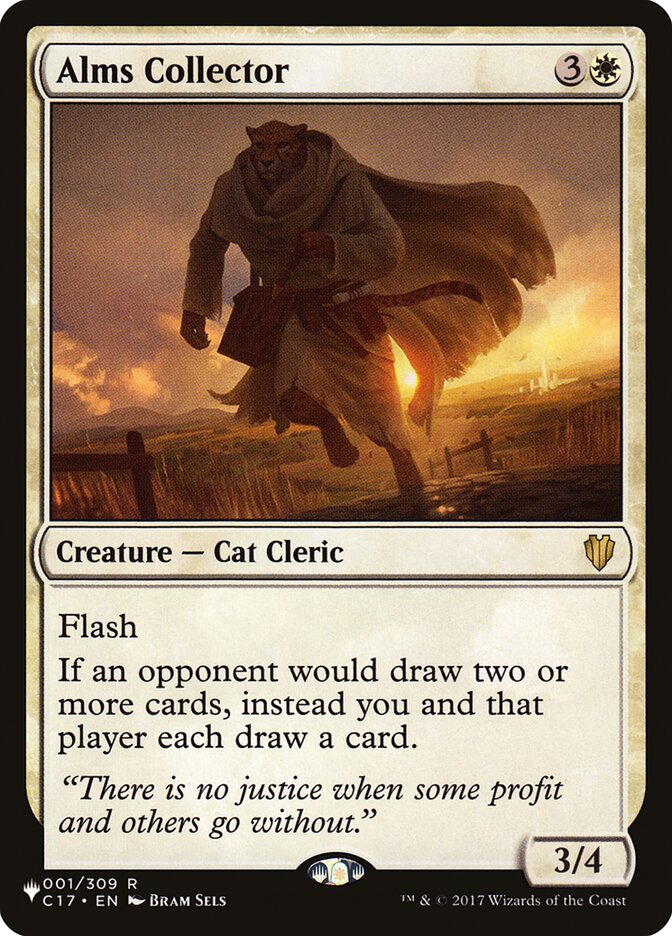 Alms Collector – Rare Magic: The Gathering card from The List (#C17-1)