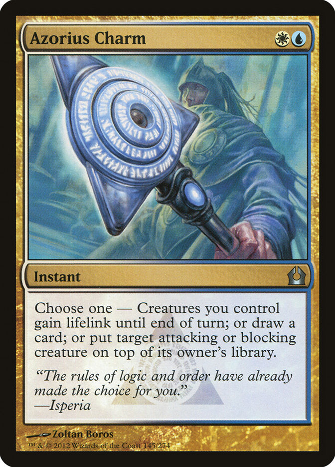 Azorius Charm – Uncommon Magic: The Gathering card from Return to Ravnica (#145)