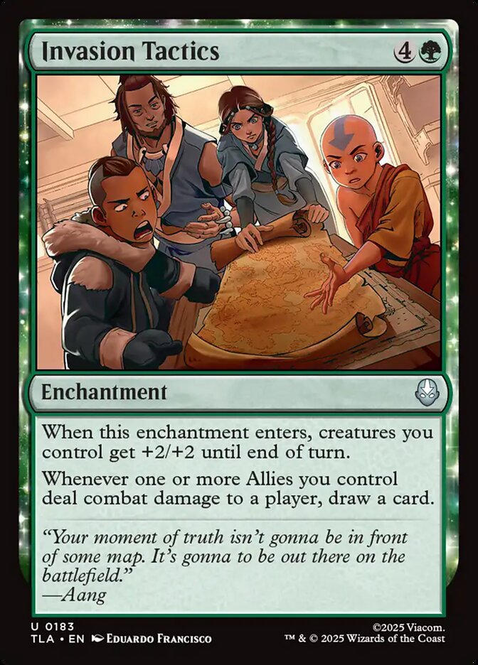 Invasion Tactics – Uncommon Magic: The Gathering card from Avatar: The Last Airbender (#183)