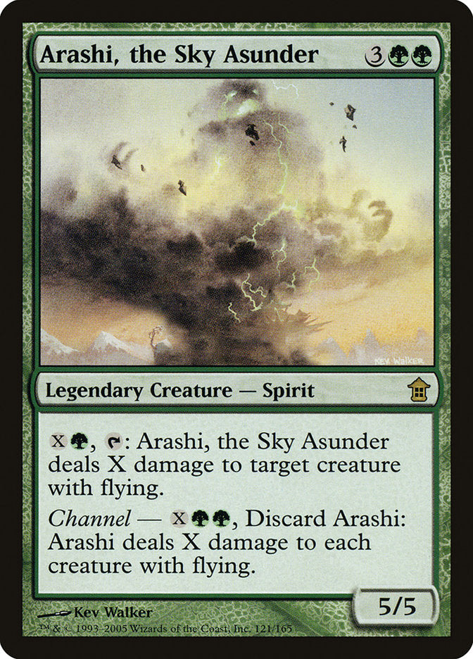 Arashi, the Sky Asunder – Rare Magic: The Gathering card from Saviors of Kamigawa (#121)