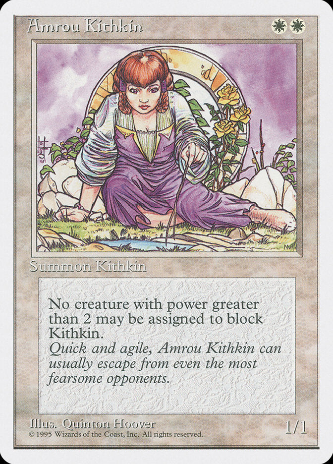 Amrou Kithkin – Common Magic: The Gathering card from Fourth Edition (#2)