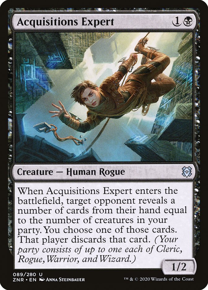 Acquisitions Expert – Uncommon Magic: The Gathering card from Zendikar Rising (#89)