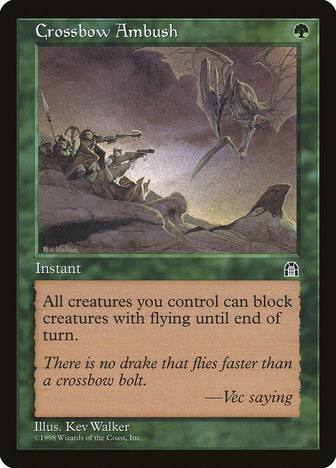 Crossbow Ambush – Common Magic: The Gathering card from Stronghold (#105)