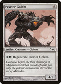 Pewter Golem – Common Magic: The Gathering card from Mirrodin (#227)