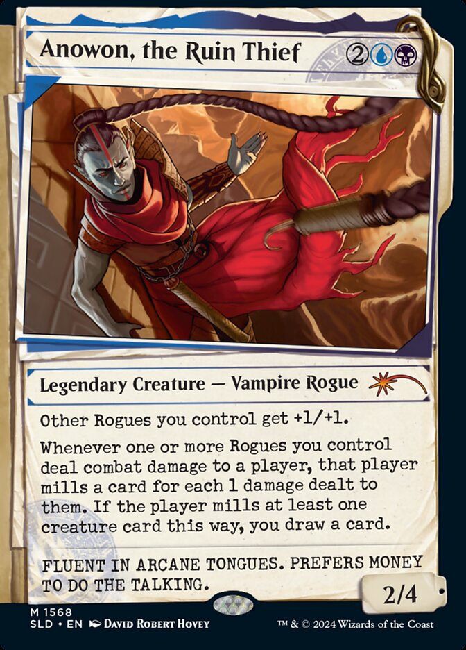 Anowon, the Ruin Thief – Mythic Magic: The Gathering card from Secret Lair Drop (#1568)