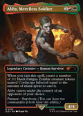 Abby, Merciless Soldier – Mythic Magic: The Gathering card from Secret Lair Drop (#2202)
