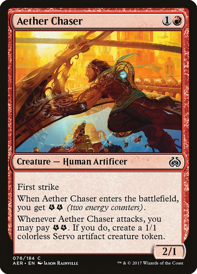 Aether Chaser – Common Magic: The Gathering card from Aether Revolt (#76)