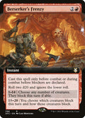 Berserker's Frenzy – Rare Magic: The Gathering card from Forgotten Realms Commander (#298)